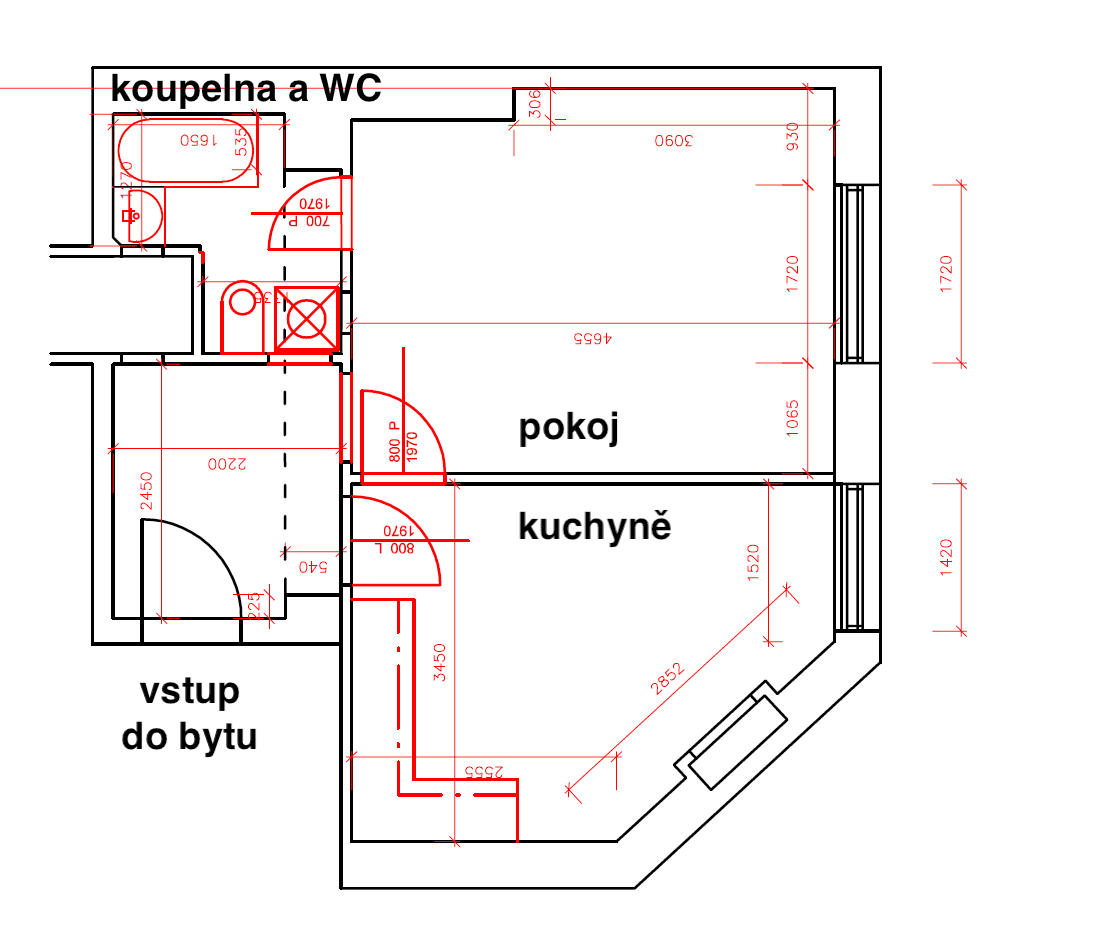 Prodej bytu 1+1 42 m², Adamovská, Praha, Praha Prodej bytu 1+1 42 m², Adamovská, Praha, Praha