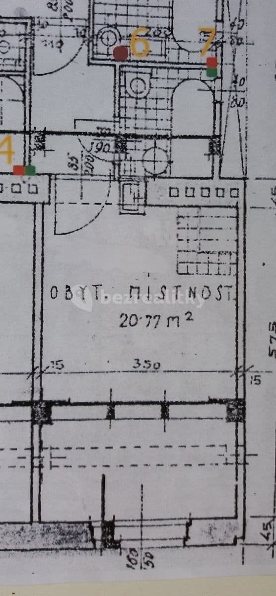 Pronájem bytu 1+kk 28 m², Husinecká, Praha, Praha Pronájem bytu 1+kk 28 m², Husinecká, Praha, Praha