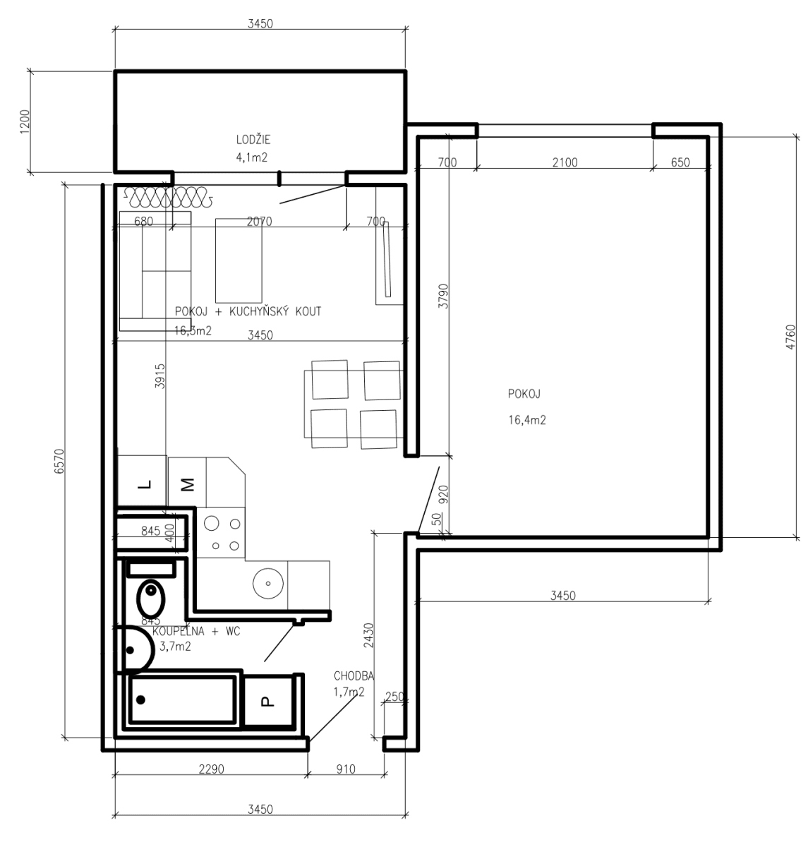 Pronájem bytu 2+kk 45 m², Hradecká, Hradec Králové, Královéhradecký kraj Pronájem bytu 2+kk 45 m², Hradecká, Hradec Králové, Královéhradecký kraj