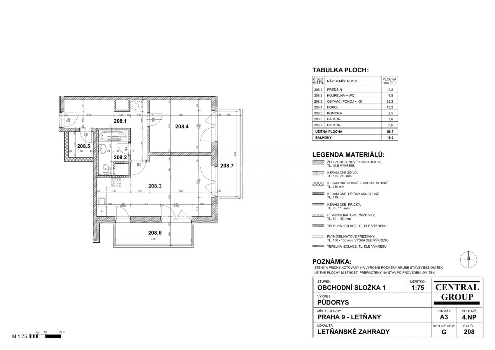 Pronájem bytu 2+kk 62 m², Hlučkova, Praha, Praha Pronájem bytu 2+kk 62 m², Hlučkova, Praha, Praha