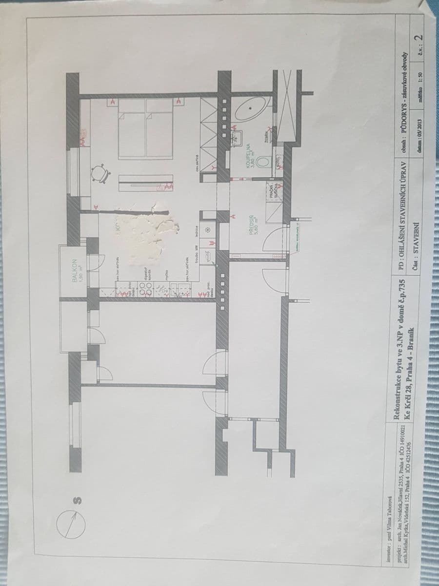 Prodej bytu 1+1 46 m², Ke Krči, Praha, Praha Prodej bytu 1+1 46 m², Ke Krči, Praha, Praha