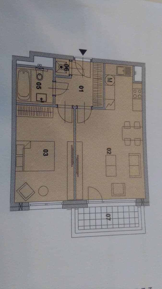 Pronájem bytu 2+kk 60 m², Nekvasilova, Praha, Praha Pronájem bytu 2+kk 60 m², Nekvasilova, Praha, Praha