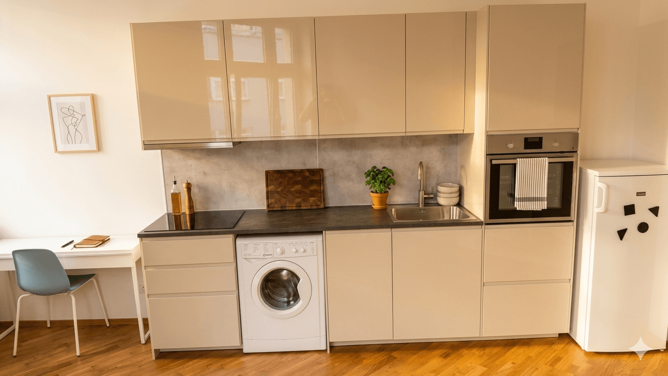 Pronájem bytu 1+kk 25 m², Lihovarská, Praha, Praha Pronájem bytu 1+kk 25 m², Lihovarská, Praha, Praha