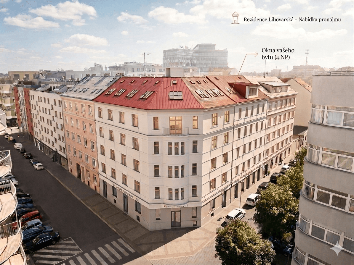 Pronájem bytu 1+kk 25 m², Lihovarská, Praha, Praha Pronájem bytu 1+kk 25 m², Lihovarská, Praha, Praha