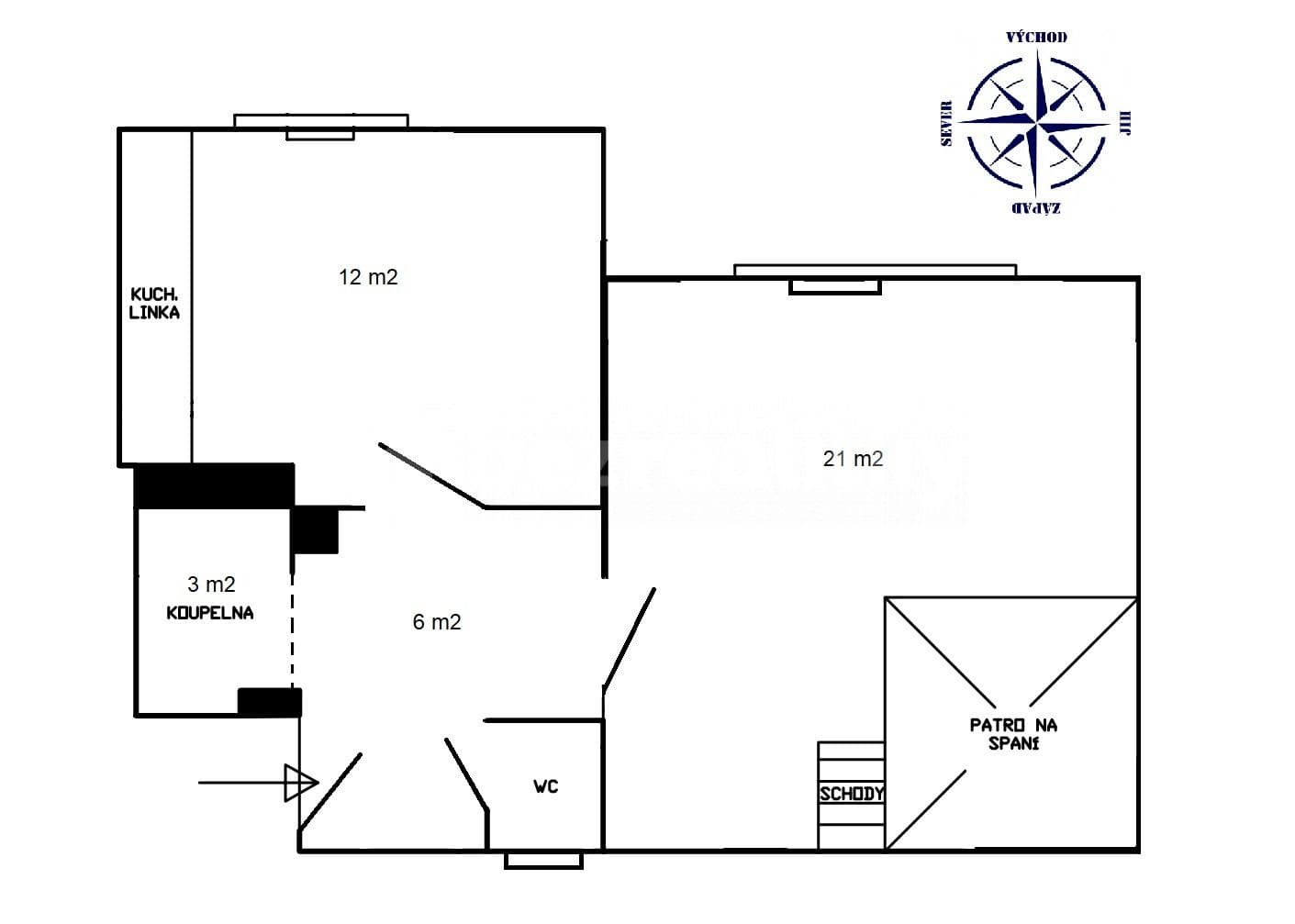 Pronájem bytu 2+kk 43 m², Stupkova, Praha, Praha Pronájem bytu 2+kk 43 m², Stupkova, Praha, Praha