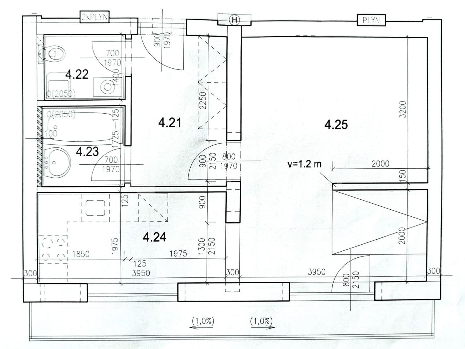 Pronájem bytu 1+kk 41 m², Blažovická, Brno, Jihomoravský kraj Pronájem bytu 1+kk 41 m², Blažovická, Brno, Jihomoravský kraj
