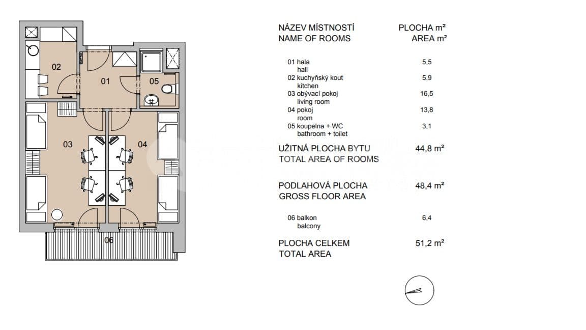 Pronájem bytu 2+1 51 m², Technická, Plzeň, Plzeňský kraj Pronájem bytu 2+1 51 m², Technická, Plzeň, Plzeňský kraj