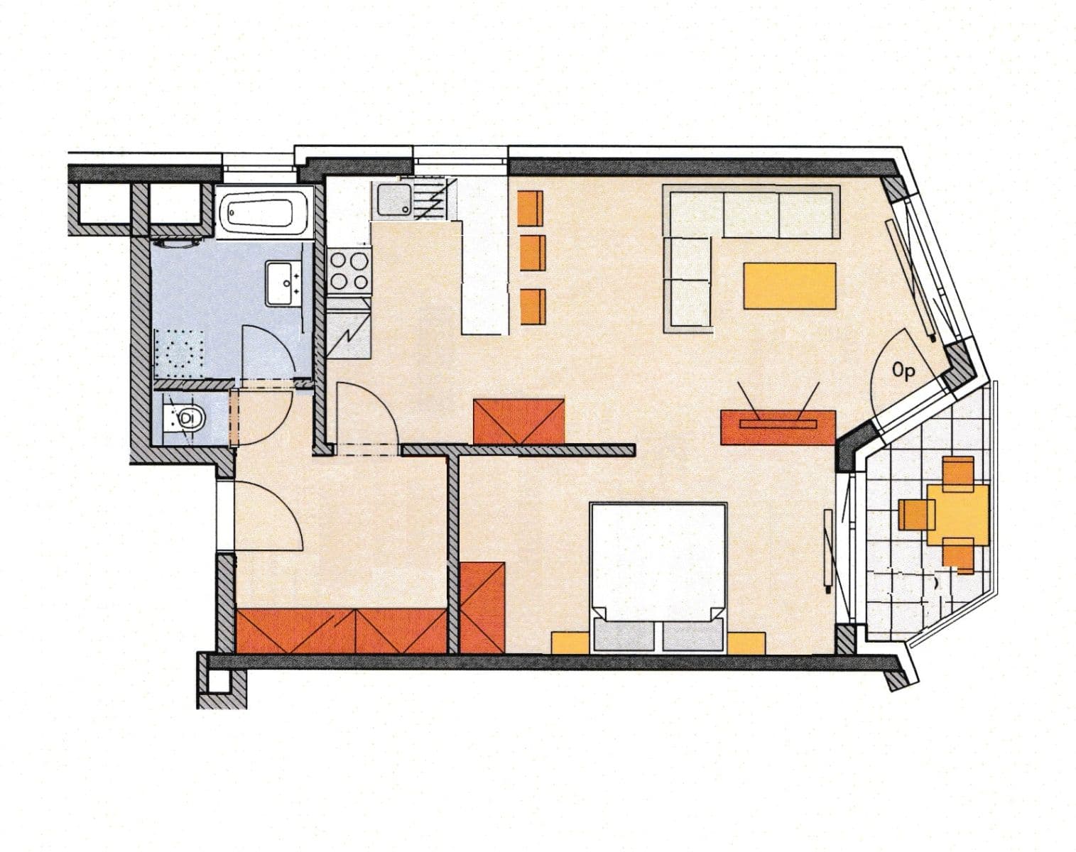 Pronájem bytu 2+kk 55 m², Makedonská, Praha, Praha Pronájem bytu 2+kk 55 m², Makedonská, Praha, Praha