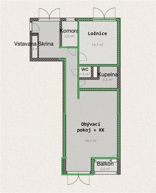 Pronájem bytu 2+kk 75 m², Pod Pramenem, Praha, Praha Pronájem bytu 2+kk 75 m², Pod Pramenem, Praha, Praha