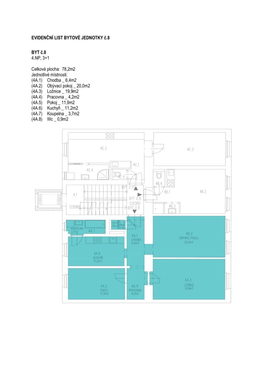 Pronájem bytu 3+1 78 m², Bořivojova, Praha, Praha Pronájem bytu 3+1 78 m², Bořivojova, Praha, Praha