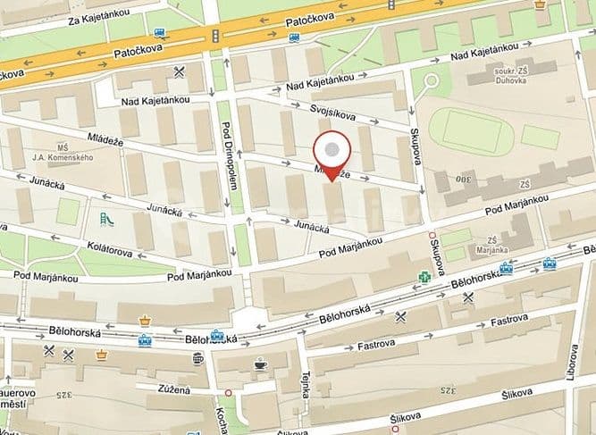 Pronájem bytu 2+kk 47 m², Mládeže, Praha, Praha Pronájem bytu 2+kk 47 m², Mládeže, Praha, Praha