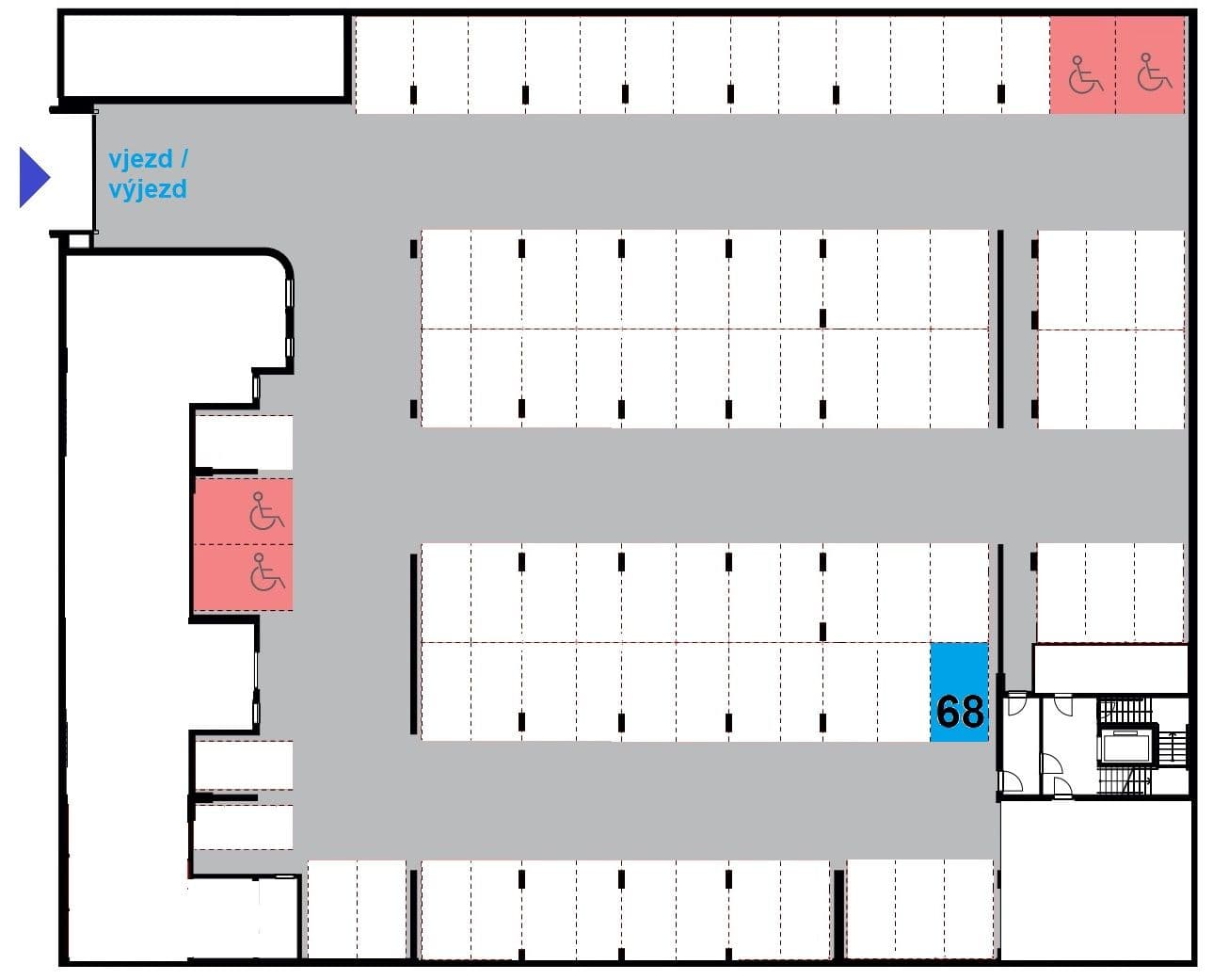 Pronájem garáže 12 m², Walterovo náměstí, Praha, Praha Pronájem garáže 12 m², Walterovo náměstí, Praha, Praha