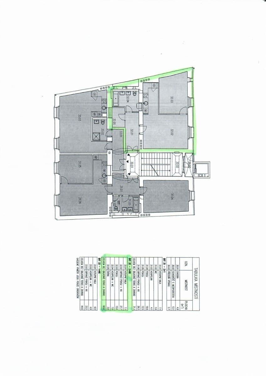Pronájem bytu 2+kk 61 m², Košická, Praha, Praha Pronájem bytu 2+kk 61 m², Košická, Praha, Praha