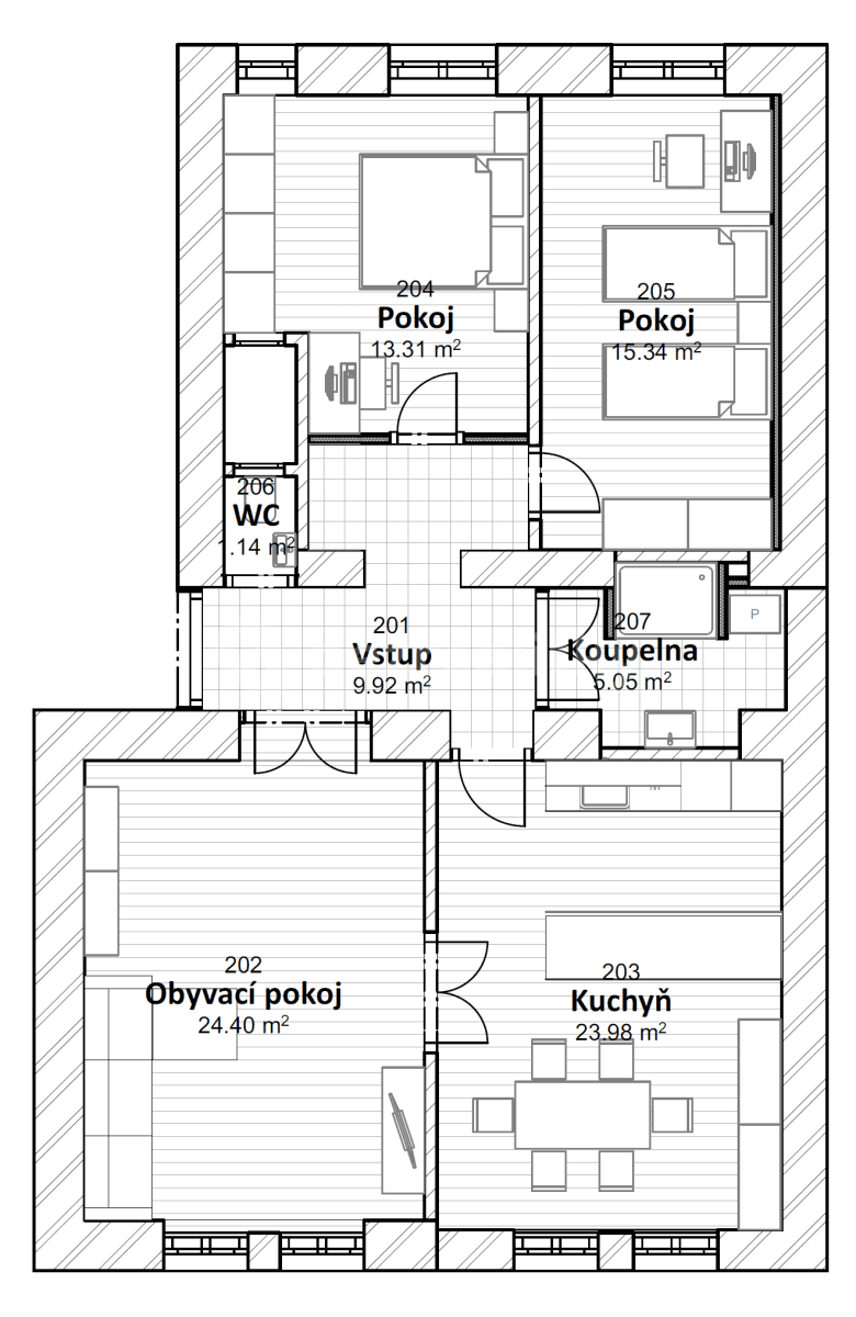 Pronájem bytu 4+kk 93 m², Ostrovského, Praha, Praha Pronájem bytu 4+kk 93 m², Ostrovského, Praha, Praha