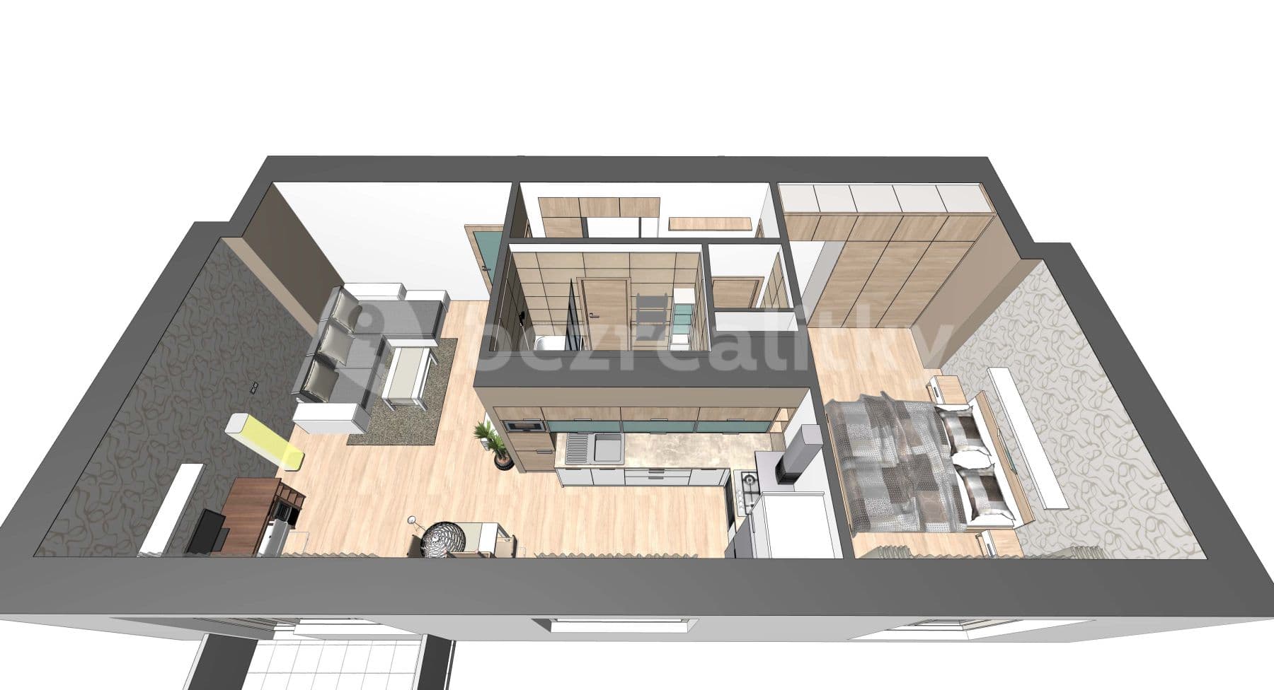 Pronájem bytu 2+kk 51 m², Okružní, Příbram, Středočeský kraj Pronájem bytu 2+kk 51 m², Okružní, Příbram, Středočeský kraj
