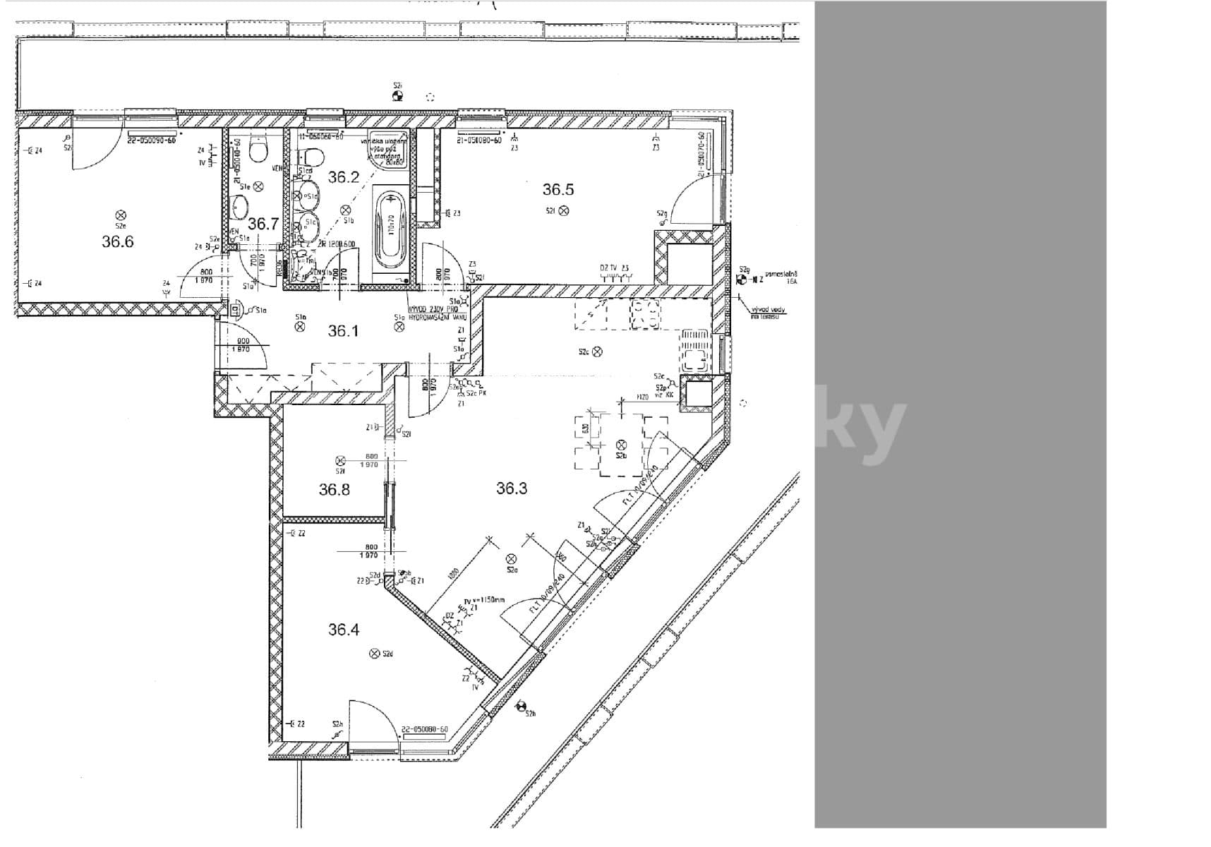 Pronájem bytu 4+kk 172 m², Milotická, Praha, Praha Pronájem bytu 4+kk 172 m², Milotická, Praha, Praha