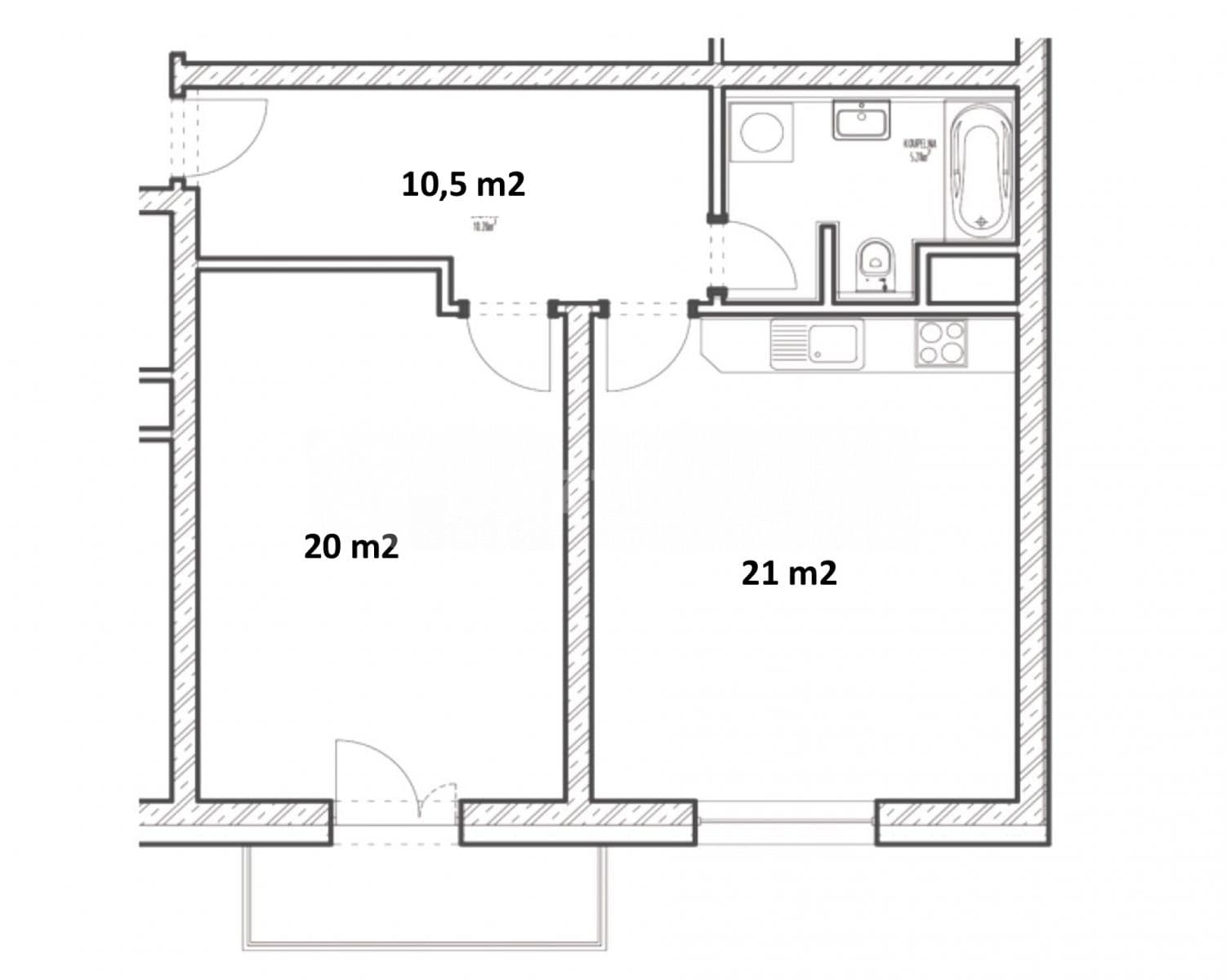 Pronájem bytu 2+kk 59 m², Poděbradova, Plzeň, Plzeňský kraj Pronájem bytu 2+kk 59 m², Poděbradova, Plzeň, Plzeňský kraj