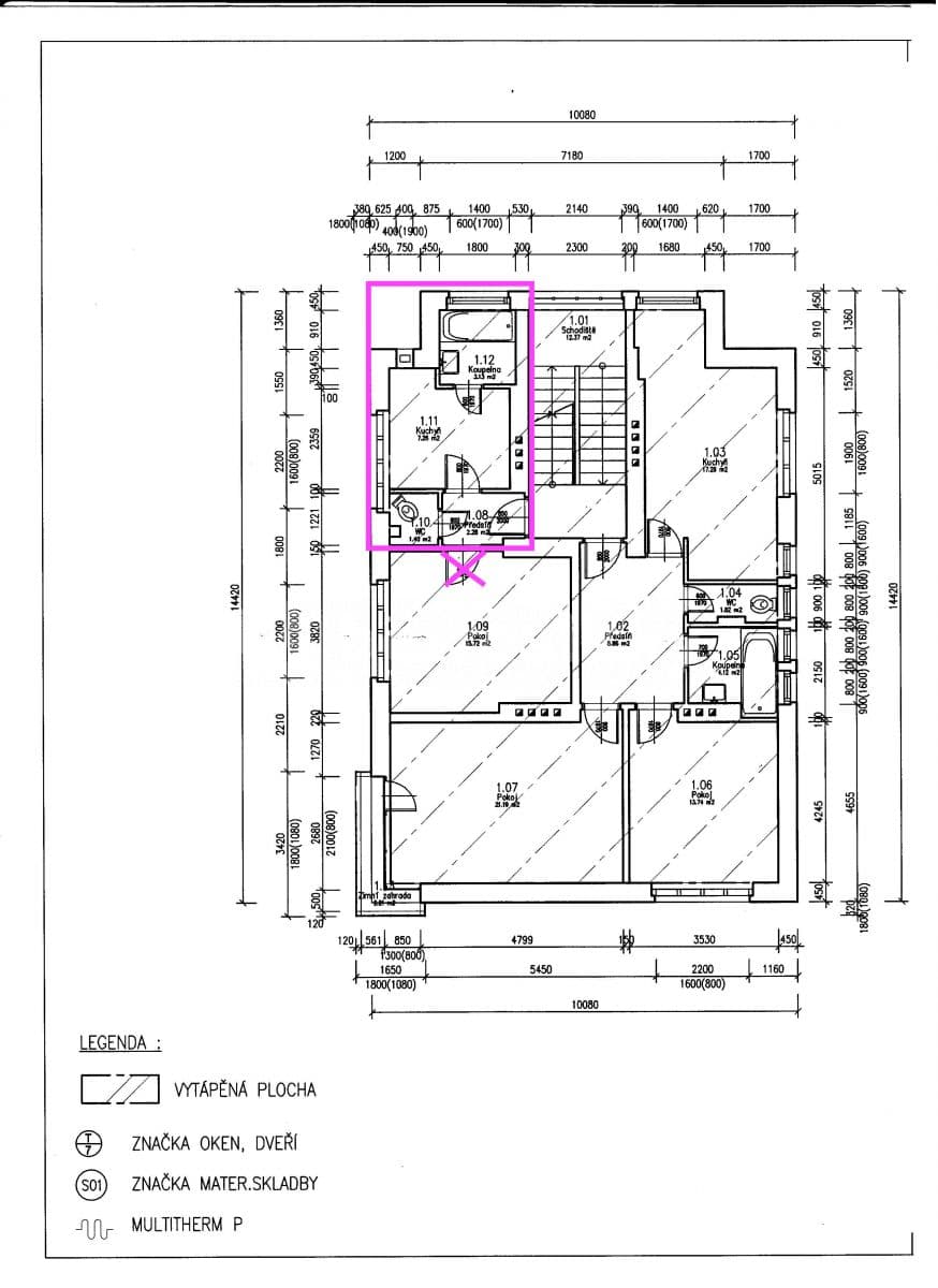 Pronájem bytu Garsoniéra 14 m², Pod Kesnerkou, Praha, Praha Pronájem bytu Garsoniéra 14 m², Pod Kesnerkou, Praha, Praha