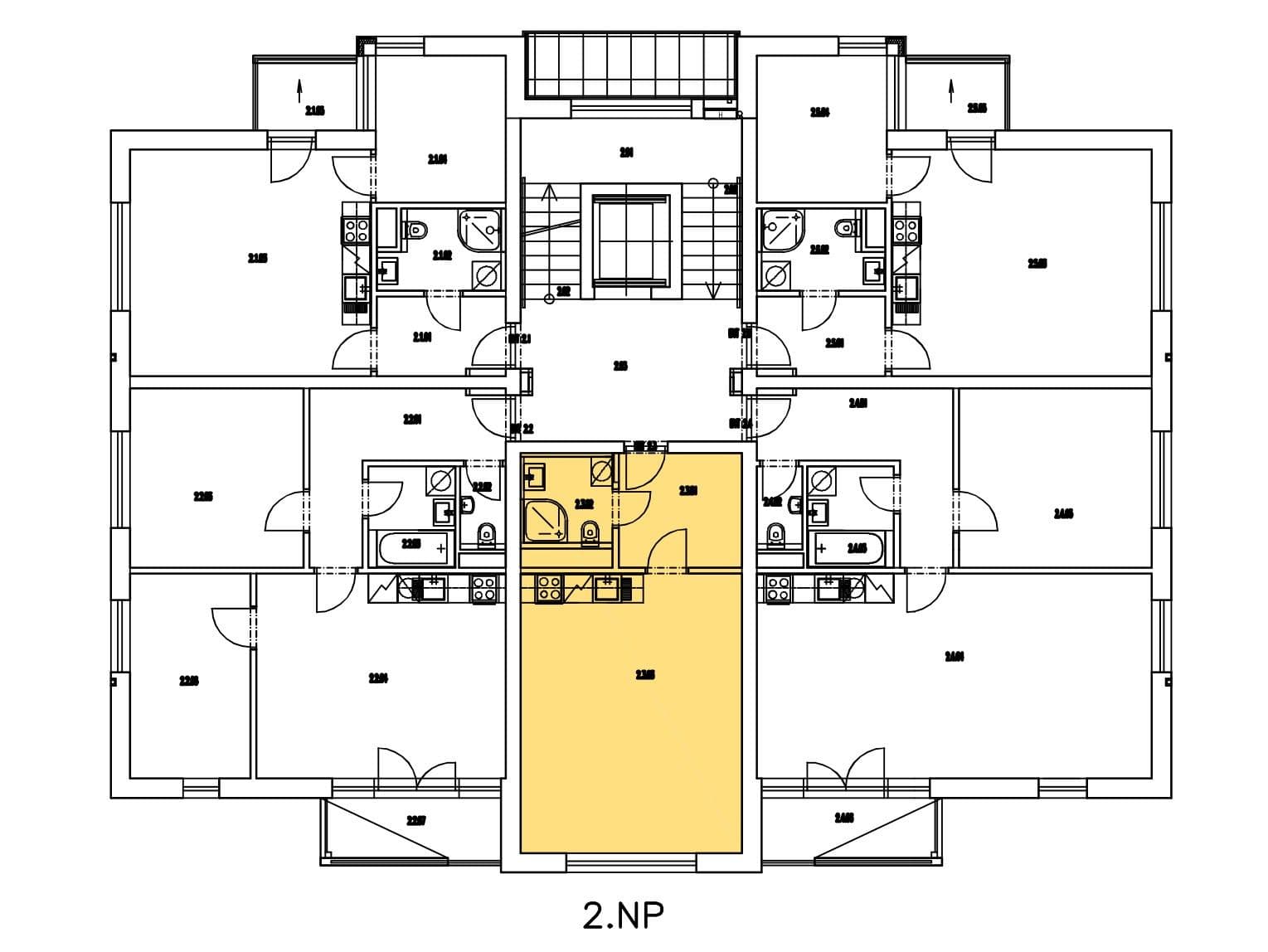 Pronájem bytu 1+kk 38 m², Kadečkové, Praha, Praha Pronájem bytu 1+kk 38 m², Kadečkové, Praha, Praha