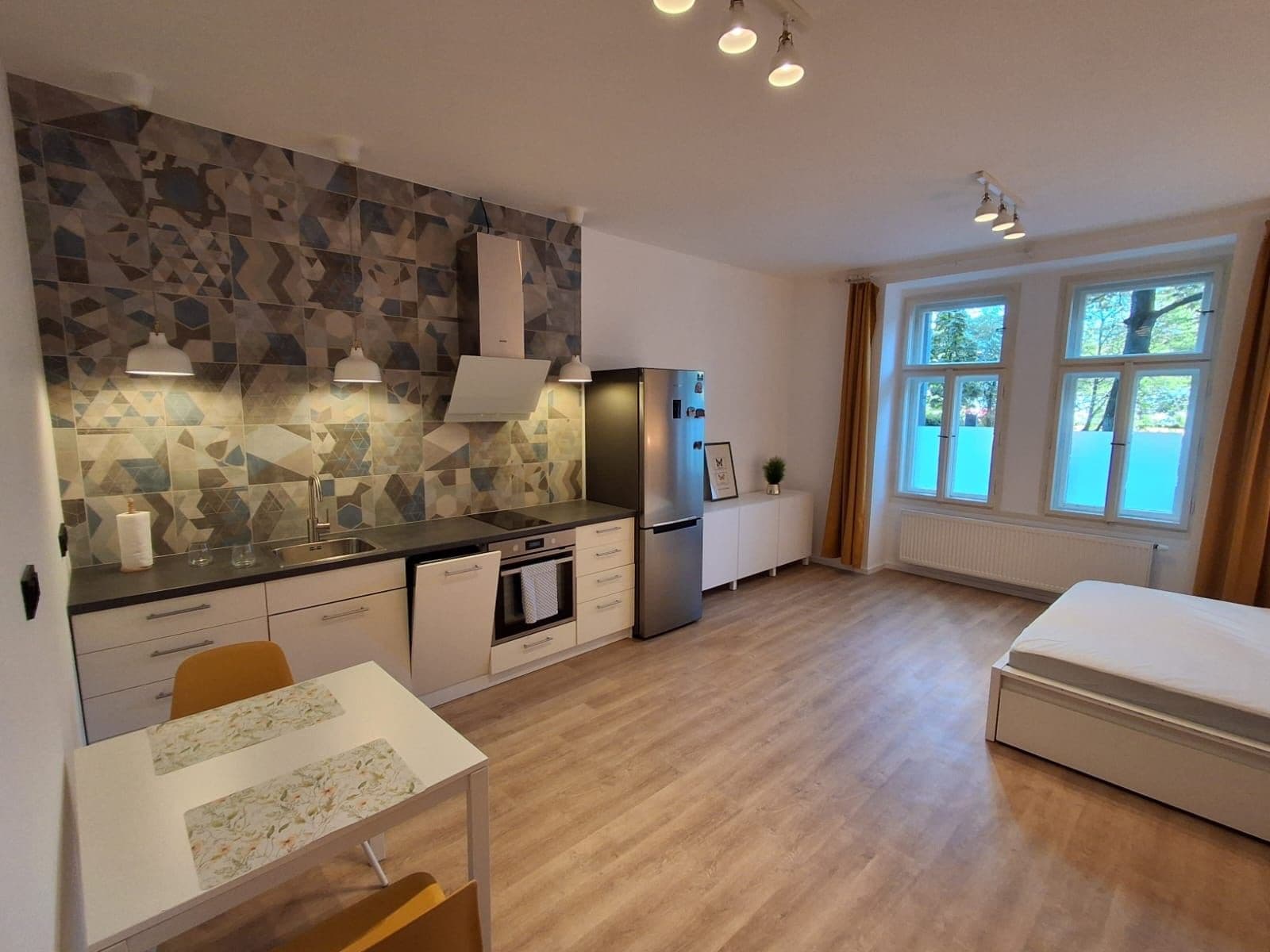 Pronájem bytu 1+kk 35 m², Fibichova, Praha, Praha Pronájem bytu 1+kk 35 m², Fibichova, Praha, Praha