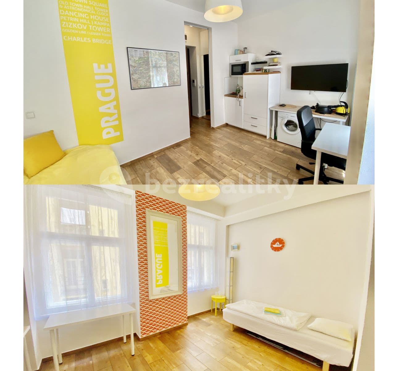Pronájem bytu 1+kk 20 m², Plavecká, Praha, Praha Pronájem bytu 1+kk 20 m², Plavecká, Praha, Praha