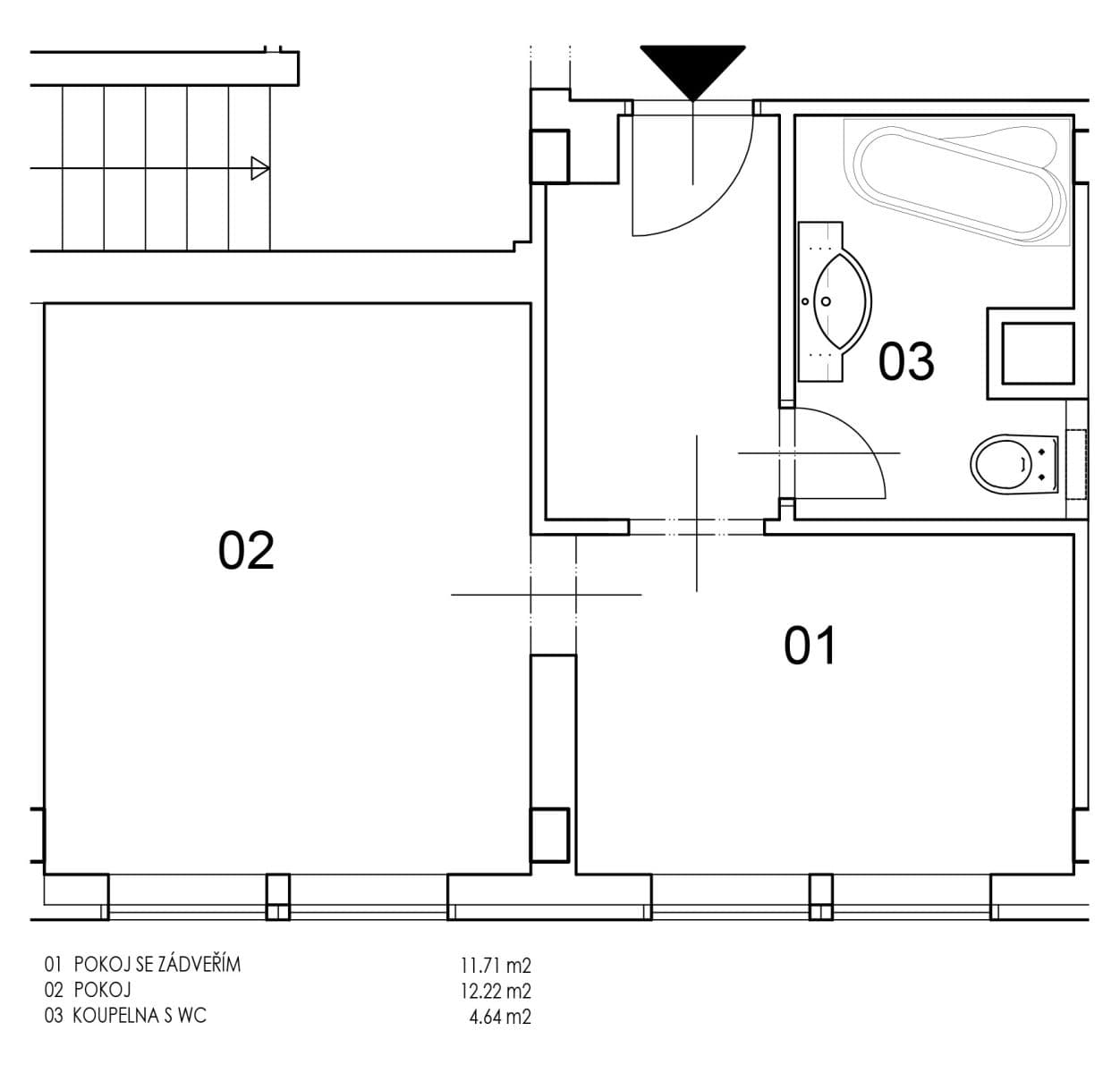 Pronájem bytu 2+kk 30 m², Peroutkova, Praha, Praha Pronájem bytu 2+kk 30 m², Peroutkova, Praha, Praha