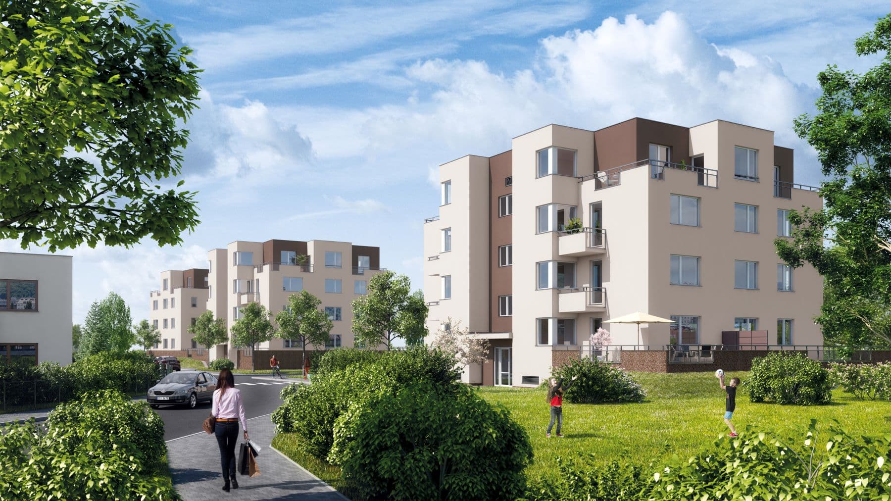 Pronájem bytu 2+kk 60 m², Kadečkové, Praha, Praha Pronájem bytu 2+kk 60 m², Kadečkové, Praha, Praha