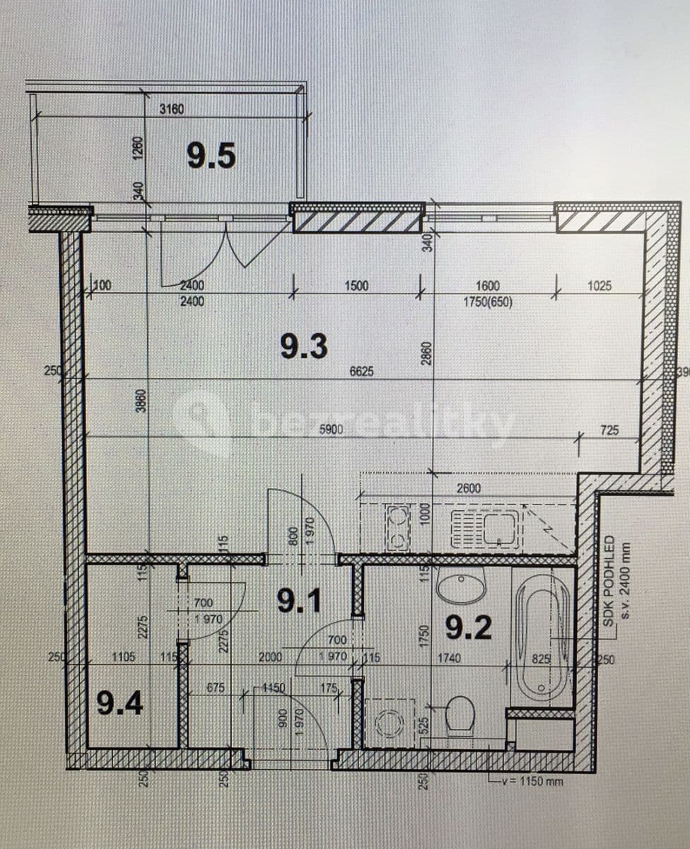 Pronájem bytu 1+kk 42 m², Penízovková, Praha, Praha Pronájem bytu 1+kk 42 m², Penízovková, Praha, Praha
