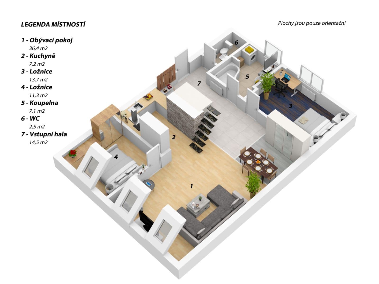 Pronájem bytu 4+kk 126 m², Vltavská, Praha, Praha Pronájem bytu 4+kk 126 m², Vltavská, Praha, Praha