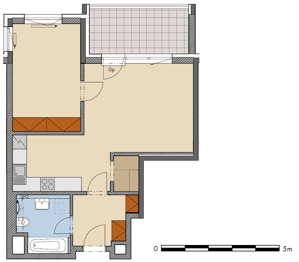 Pronájem bytu 2+kk 62 m², Makedonská, Praha, Praha Pronájem bytu 2+kk 62 m², Makedonská, Praha, Praha