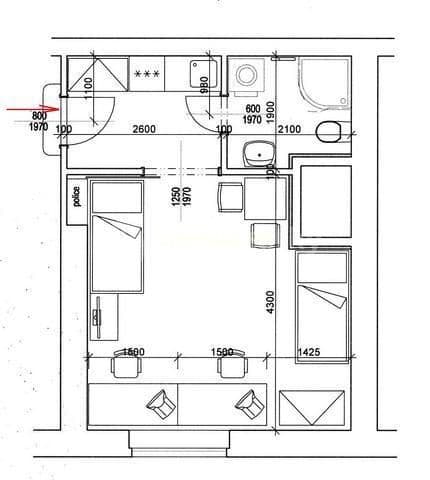 Pronájem bytu Garsoniéra 28 m², Na Dlouhém Lánu, Praha, Praha Pronájem bytu Garsoniéra 28 m², Na Dlouhém Lánu, Praha, Praha
