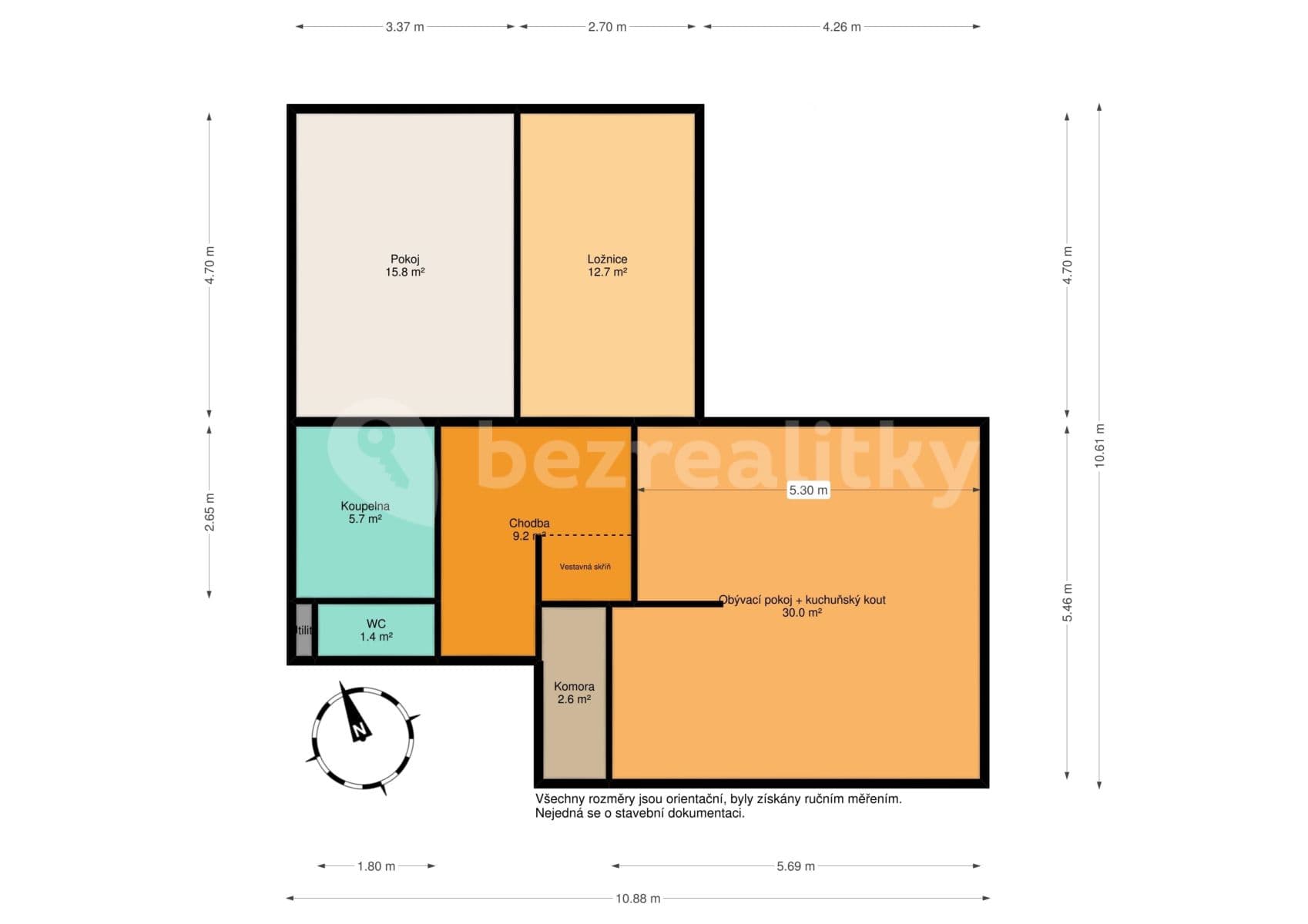 Pronájem bytu 3+kk 83 m², Za Sídlištěm, Dolní Břežany, Středočeský kraj Pronájem bytu 3+kk 83 m², Za Sídlištěm, Dolní Břežany, Středočeský kraj