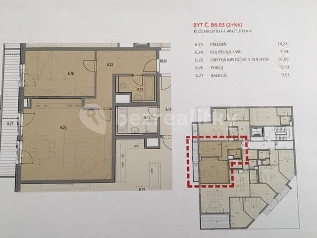 Pronájem bytu 2+kk 72 m², Zdiměřická, Praha, Praha Pronájem bytu 2+kk 72 m², Zdiměřická, Praha, Praha