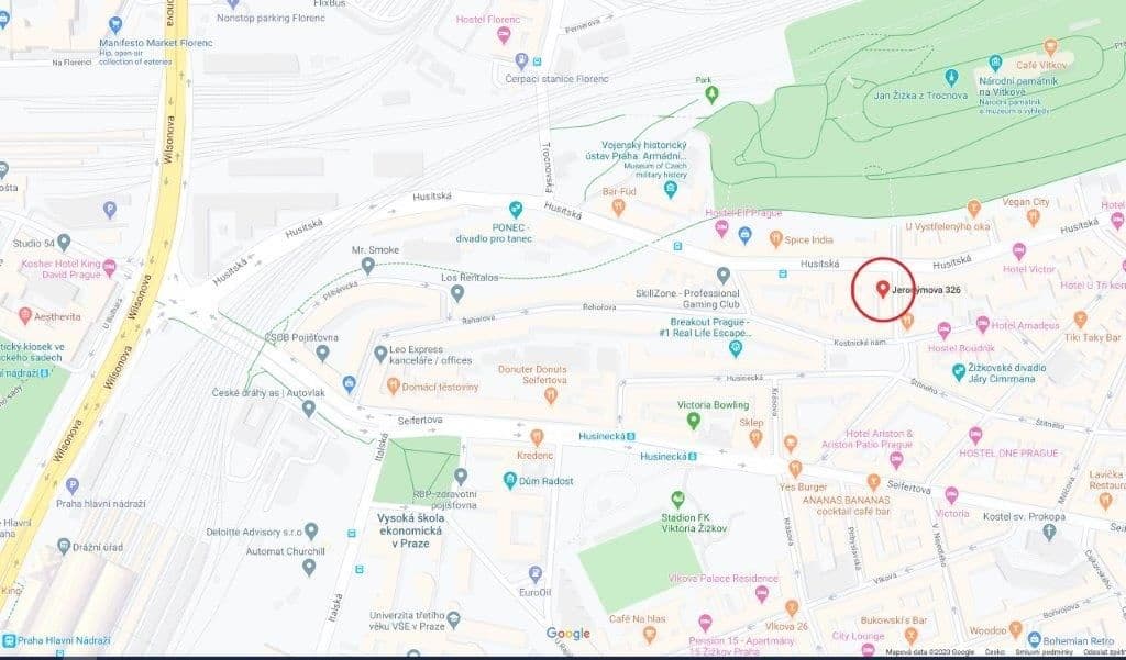Pronájem bytu 1+kk 36 m², Jeronýmova, Praha, Praha Pronájem bytu 1+kk 36 m², Jeronýmova, Praha, Praha