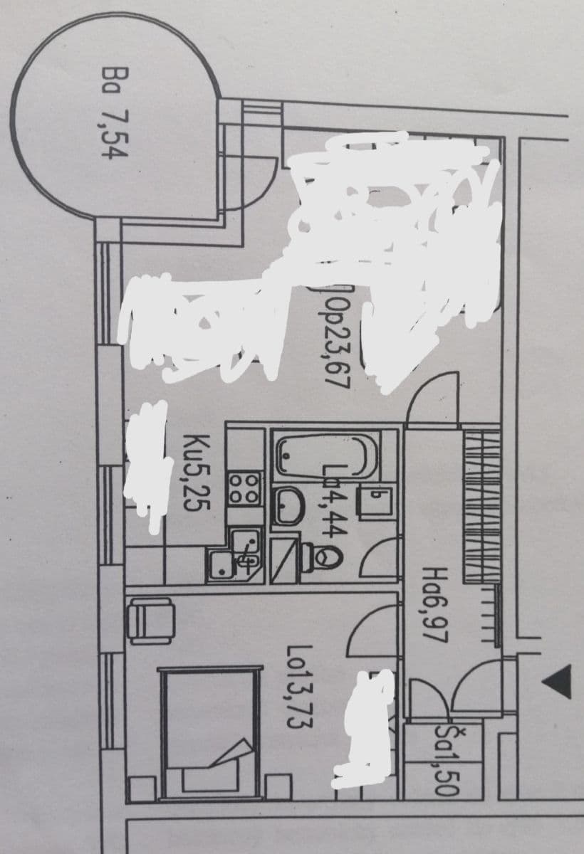 Pronájem bytu 2+kk 56 m², Pastevců, Praha, Praha Pronájem bytu 2+kk 56 m², Pastevců, Praha, Praha