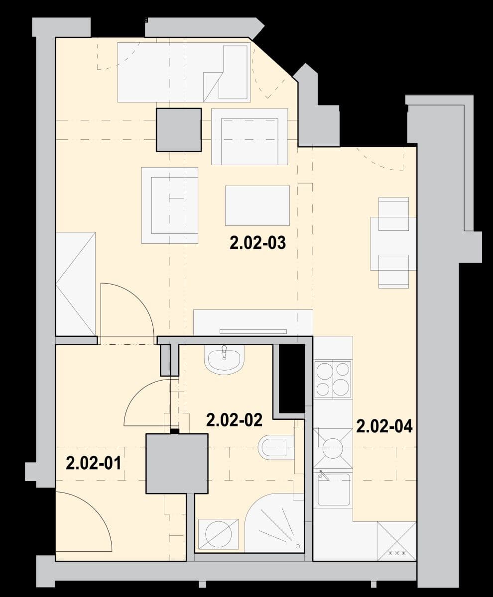 Pronájem bytu 1+kk 37 m², Jankovcova, Praha, Praha Pronájem bytu 1+kk 37 m², Jankovcova, Praha, Praha