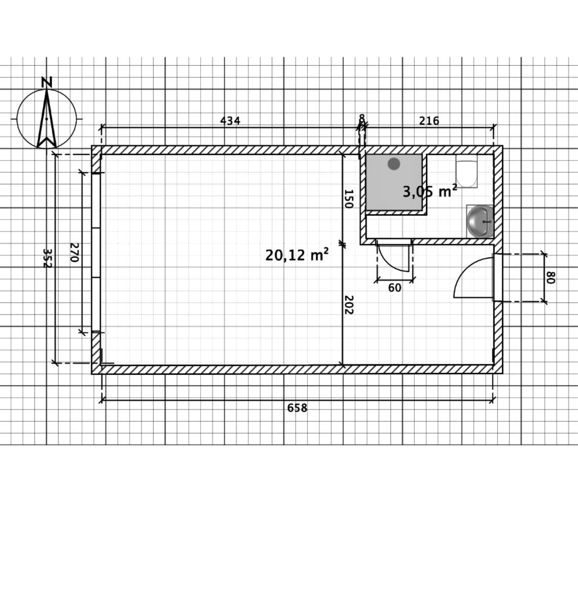 Pronájem bytu 1+kk 22 m², Plzeňská, Ostrava, Moravskoslezský kraj Pronájem bytu 1+kk 22 m², Plzeňská, Ostrava, Moravskoslezský kraj