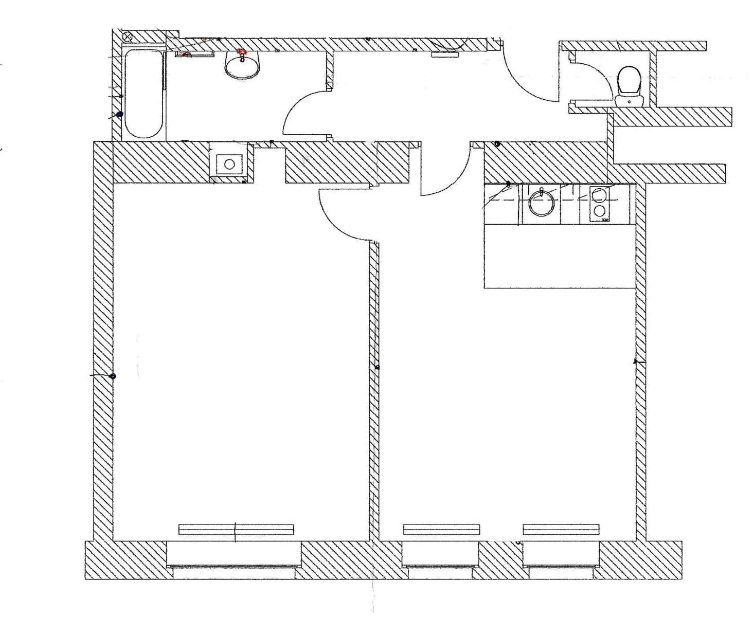 Pronájem bytu 2+kk 60 m², Na Spojce, Praha, Praha Pronájem bytu 2+kk 60 m², Na Spojce, Praha, Praha