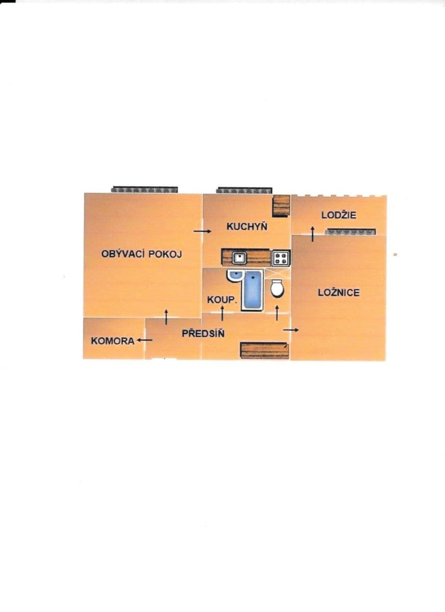 Pronájem bytu 2+1 56 m², Hvězdná, Liberec, Liberecký kraj Pronájem bytu 2+1 56 m², Hvězdná, Liberec, Liberecký kraj