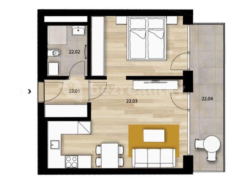 Pronájem bytu 2+kk 44 m², Pallova, Plzeň, Plzeňský kraj Pronájem bytu 2+kk 44 m², Pallova, Plzeň, Plzeňský kraj