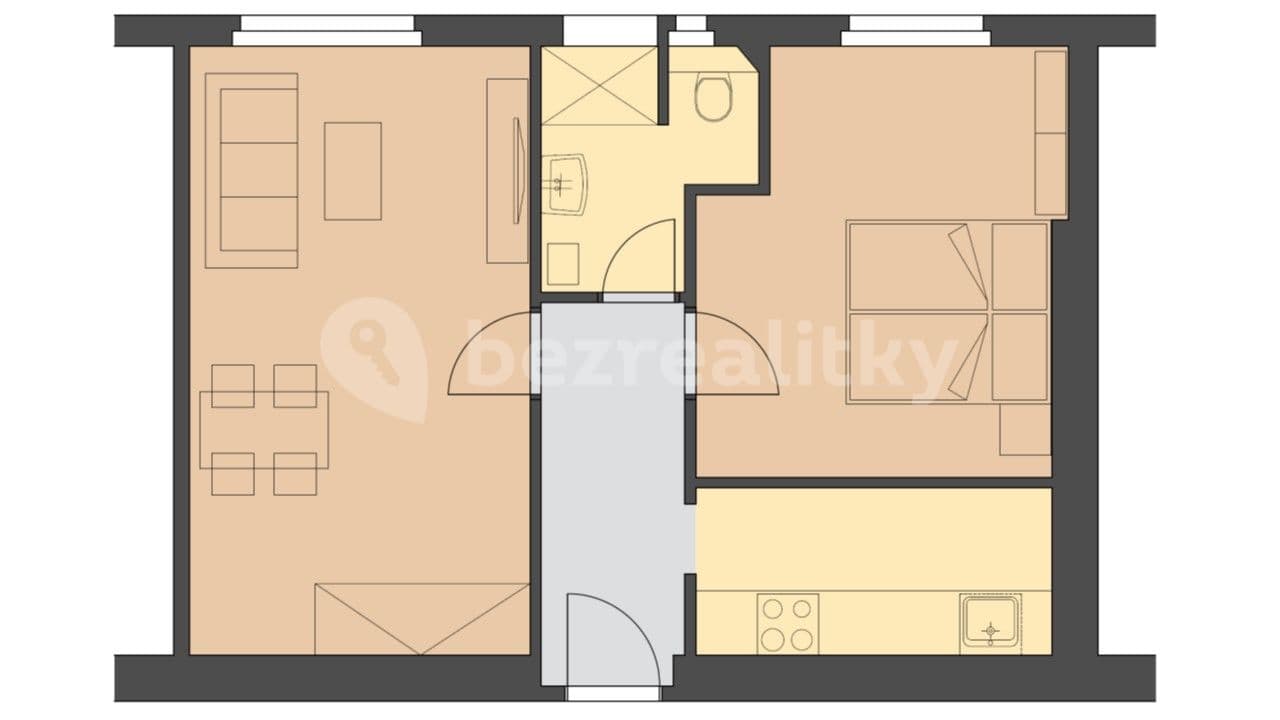 Pronájem bytu 2+1 47 m², Sekaninova, Praha, Praha Pronájem bytu 2+1 47 m², Sekaninova, Praha, Praha