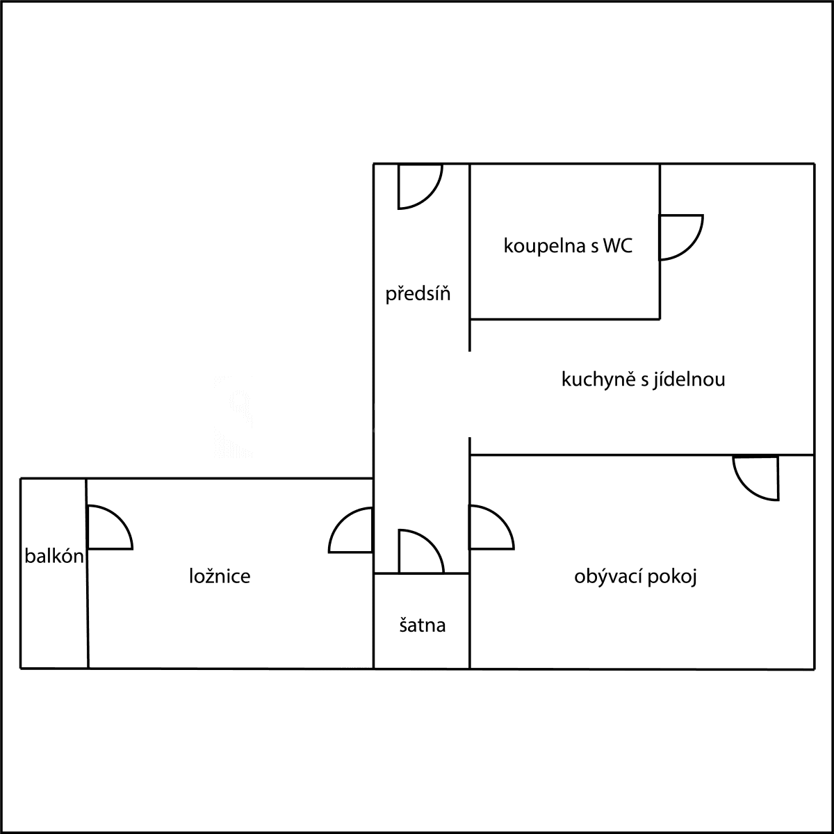 Pronájem bytu 2+1 56 m², Tupolevova, Praha, Praha Pronájem bytu 2+1 56 m², Tupolevova, Praha, Praha