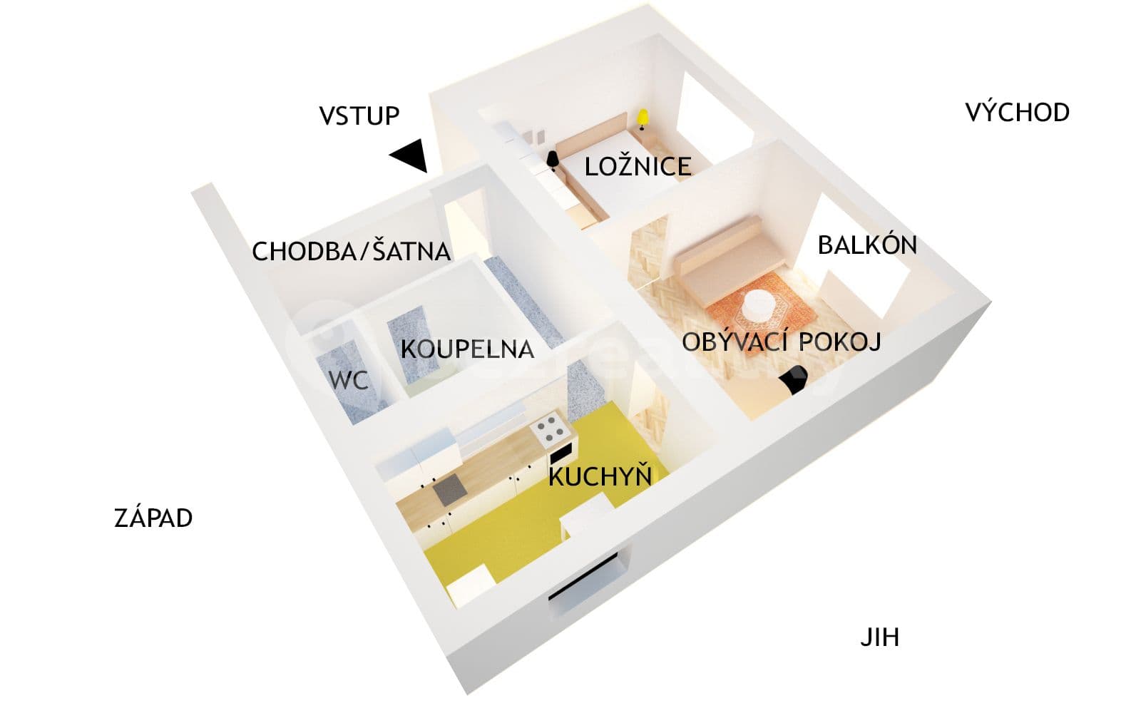 Pronájem bytu 2+1 60 m², 9. května, Litomyšl, Pardubický kraj Pronájem bytu 2+1 60 m², 9. května, Litomyšl, Pardubický kraj