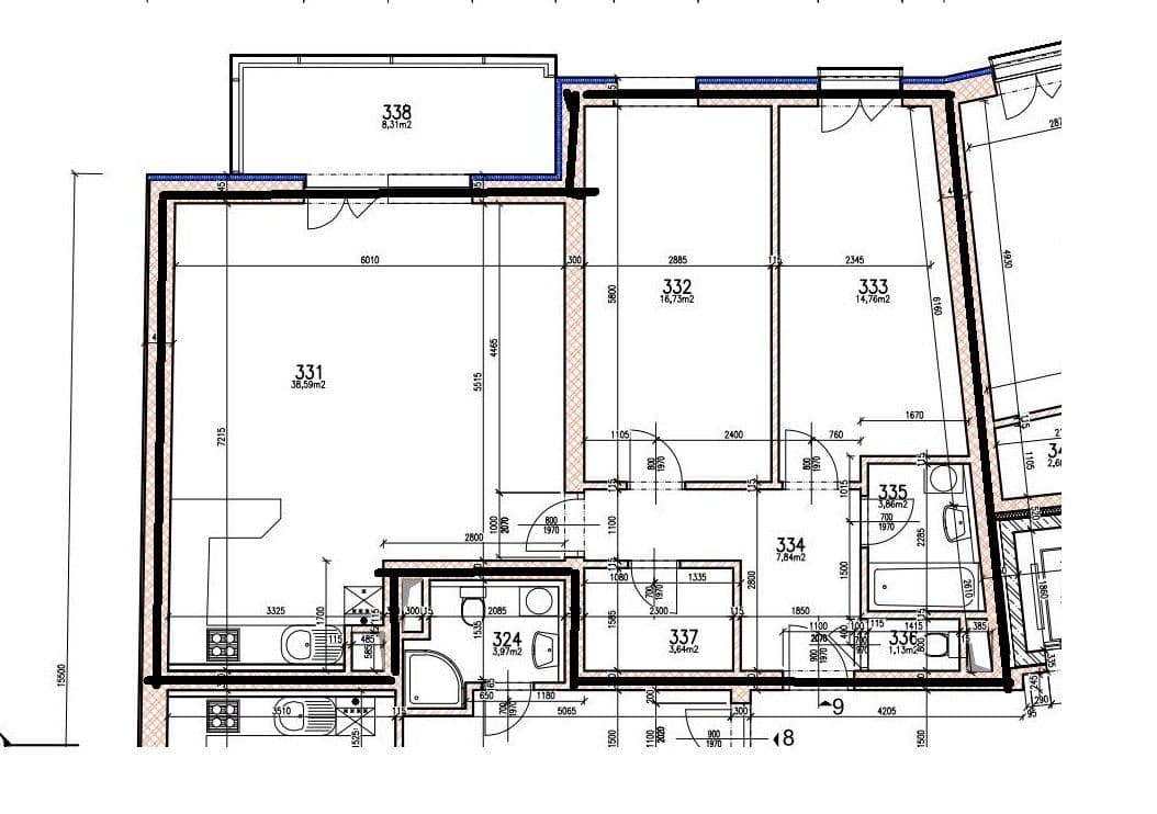 Pronájem bytu 3+kk 89 m², Klapkova, Praha, Praha Pronájem bytu 3+kk 89 m², Klapkova, Praha, Praha