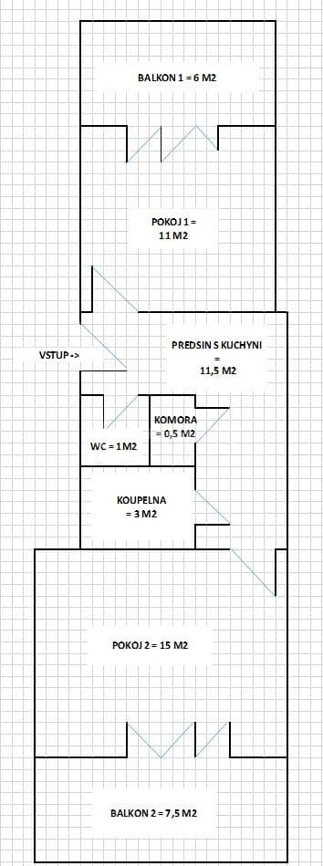 Pronájem bytu 2+kk 53 m², Dačického, Praha, Praha Pronájem bytu 2+kk 53 m², Dačického, Praha, Praha