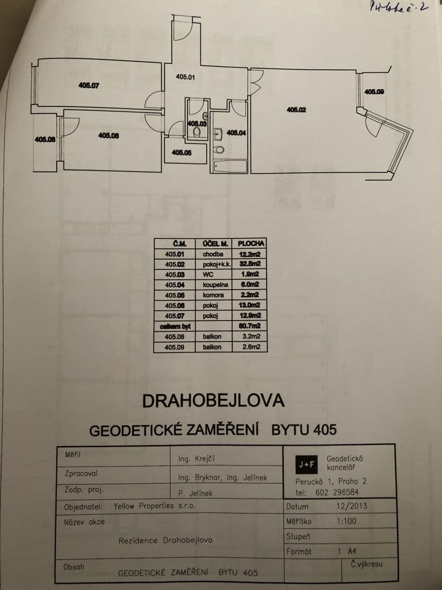 Pronájem bytu 3+kk 82 m², U Svobodárny, Praha, Praha Pronájem bytu 3+kk 82 m², U Svobodárny, Praha, Praha