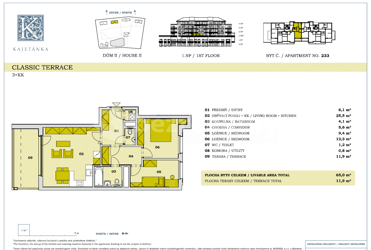 Pronájem bytu 3+kk 77 m², Na Petynce, Praha, Praha Pronájem bytu 3+kk 77 m², Na Petynce, Praha, Praha