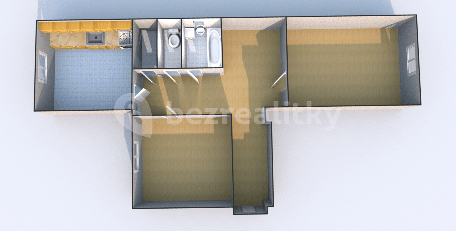 Pronájem bytu 2+1 68 m², U Libeňského pivovaru, Praha, Praha Pronájem bytu 2+1 68 m², U Libeňského pivovaru, Praha, Praha