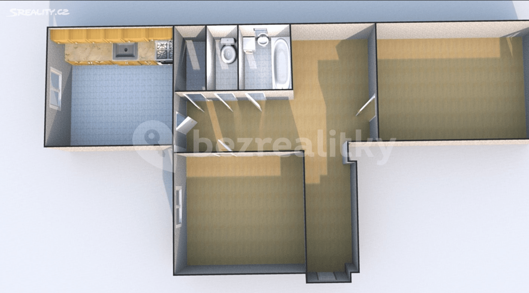 Pronájem bytu 2+1 68 m², U Libeňského pivovaru, Praha, Praha Pronájem bytu 2+1 68 m², U Libeňského pivovaru, Praha, Praha