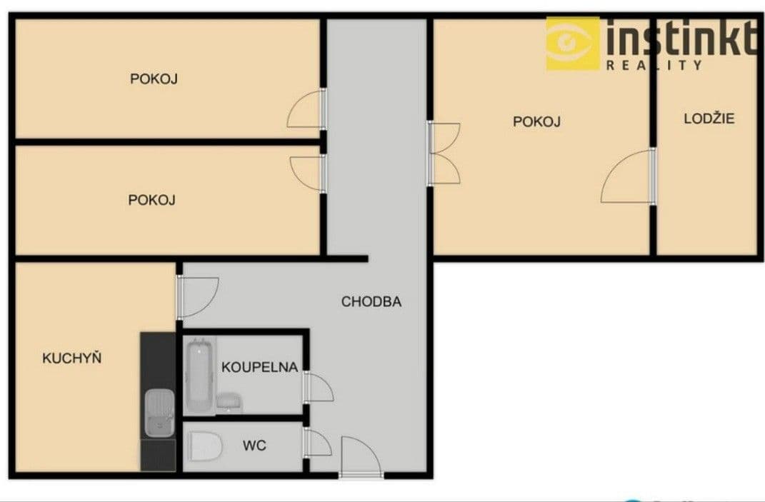 Pronájem bytu 3+1 67 m², Rokycanova, Rokycany, Plzeňský kraj Pronájem bytu 3+1 67 m², Rokycanova, Rokycany, Plzeňský kraj